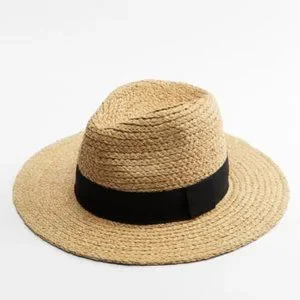 Zara | Accessories | Zara Tan Ribbon Trim Adjustable Raffia  display picture 1